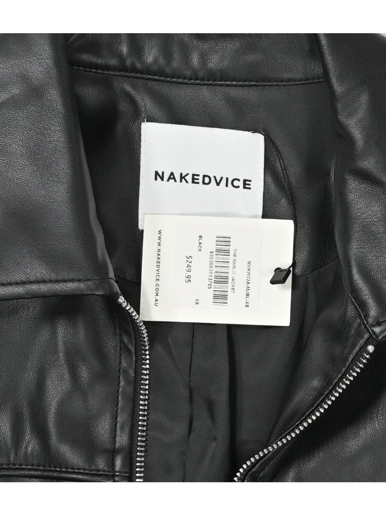 Nakedvice The Marlo Jacket In Black — image 2 of 4
